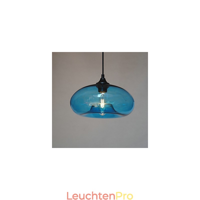 Moderne charakteristische Pendelleuchte mit 1 Licht und transparentem Schirm
