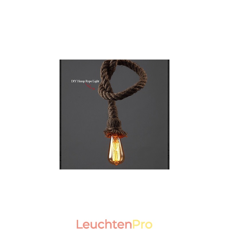 1 Licht DIY Kunst Hanfseil Licht Kreative Hanfseil Droplight