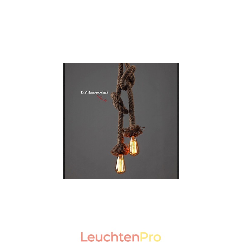 1 Licht DIY Kunst Hanfseil Licht Kreative Hanfseil Droplight