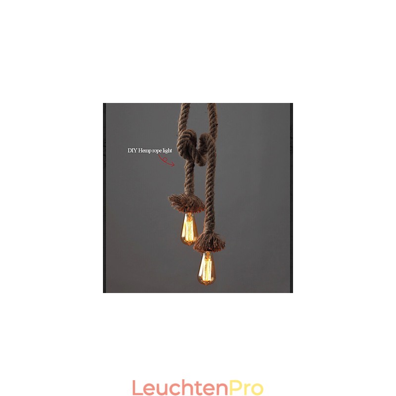 1 Licht DIY Kunst Hanfseil Licht Kreative Hanfseil Droplight