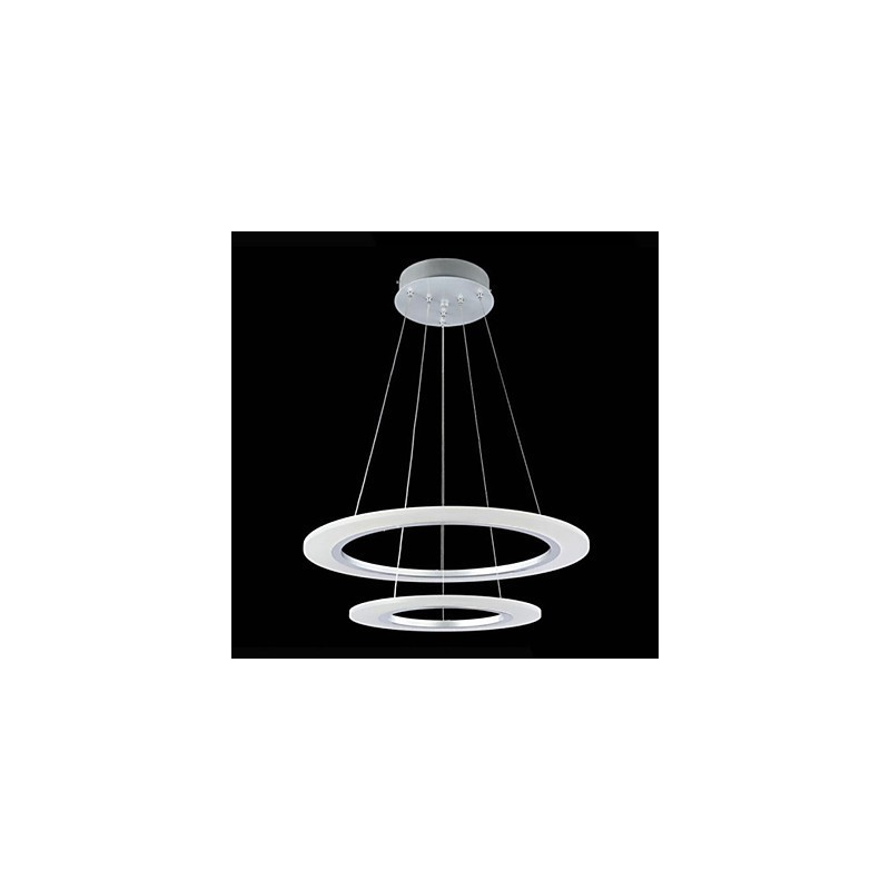 Moderne Pendelleuchte Deckenleuchte Kronleuchter Lampenfassungen mit 2 Ringen