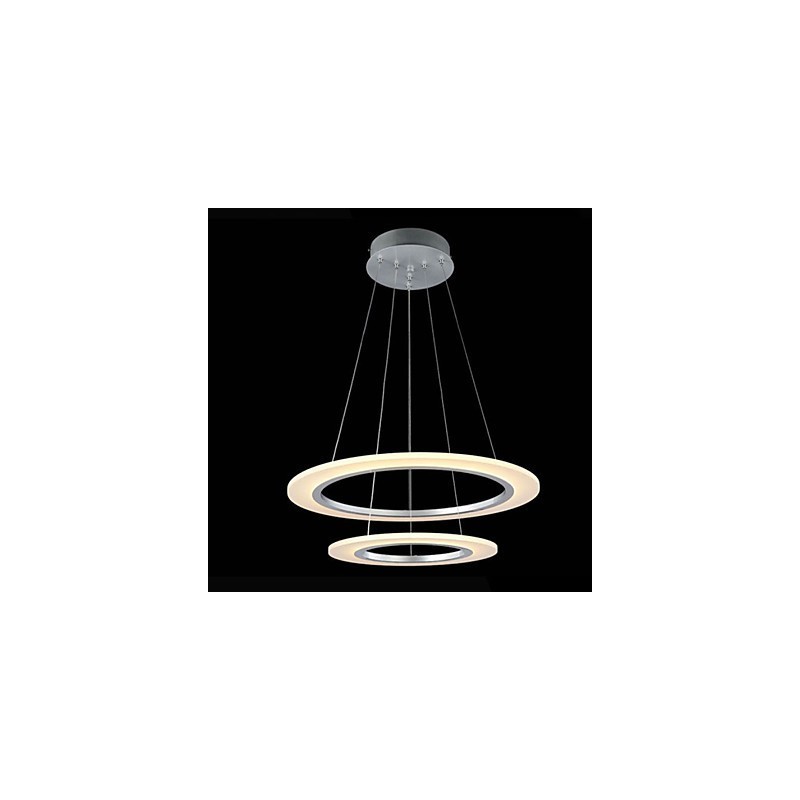 Moderne Pendelleuchte Deckenleuchte Kronleuchter Lampenfassungen mit 2 Ringen
