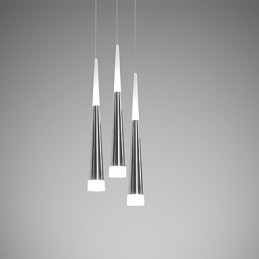 Dreifach Pendelleuchte Modern Zeitgenössisch Esszimmer Kinder Metall Rund Baldachin