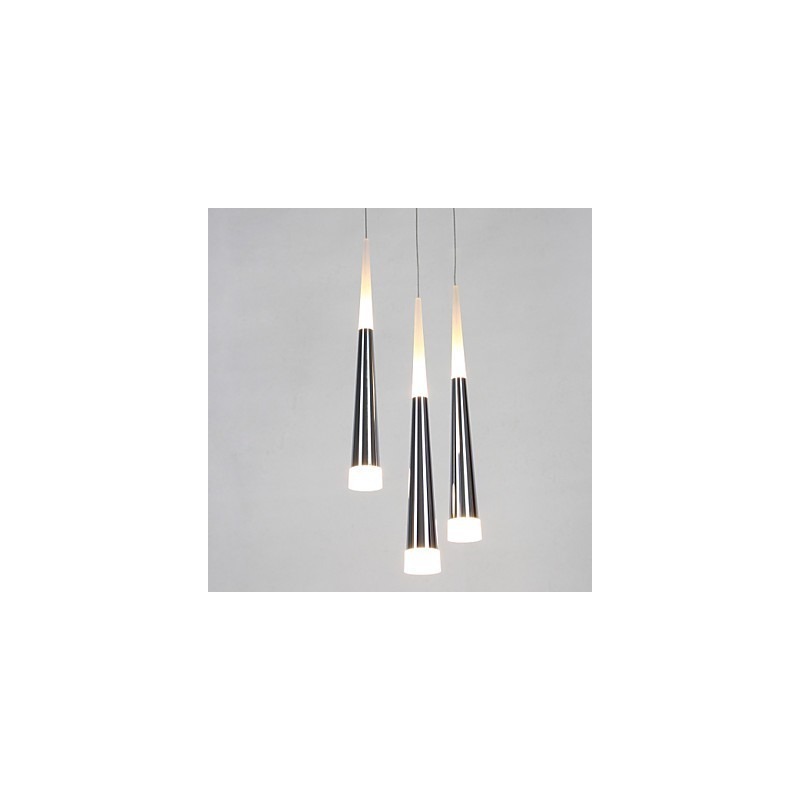 Dreifach Pendelleuchte Modern Zeitgenössisch Esszimmer Kinder Metall Rund Baldachin