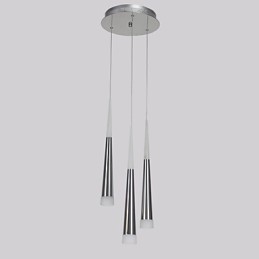 Dreifach Pendelleuchte Modern Zeitgenössisch Esszimmer Kinder Metall Rund Baldachin