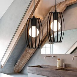 Creative Loft Wiederherstellung alter Wege Single Head Schmiedeeisen Kronleuchter Lampe