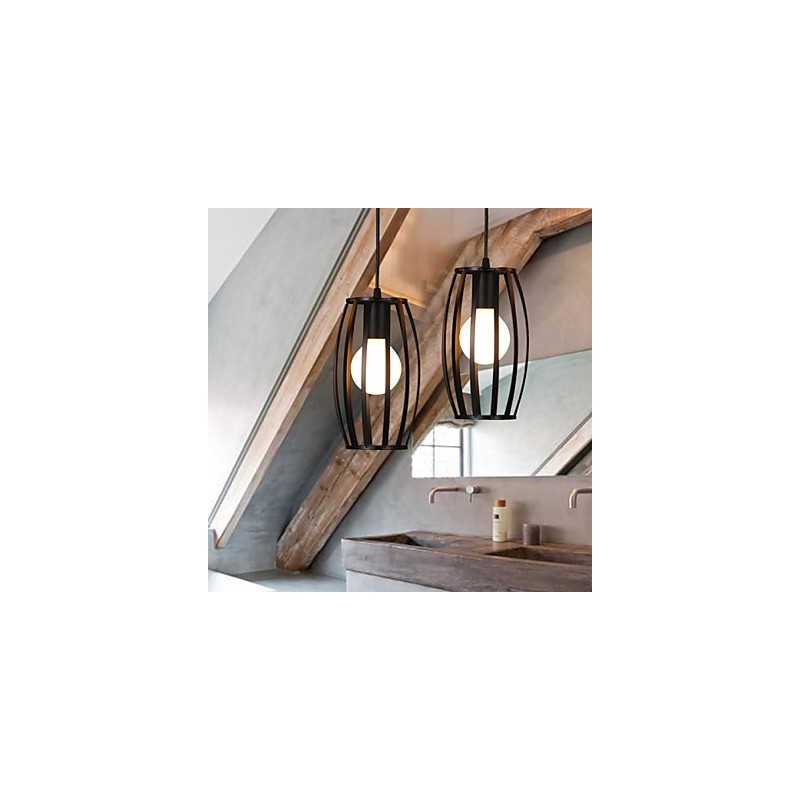 Creative Loft Wiederherstellung alter Wege Single Head Schmiedeeisen Kronleuchter Lampe