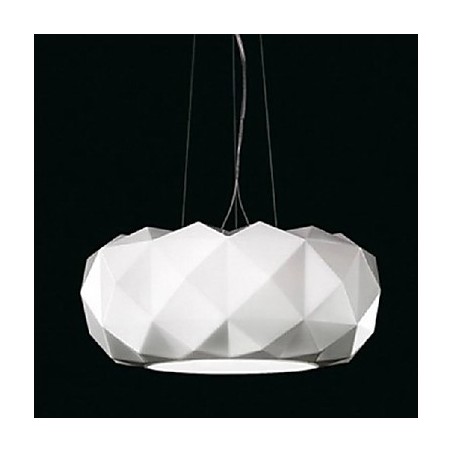 Moderne zeitgenössische Pendelleuchte aus galvanisiertem Metall Moderne zeitgenössische Pendelleuchte aus galvanisiertem Metall