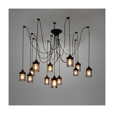Vintage Edison Mehrere Ajustable DIY Decke Lampe Licht Anhänger Beleuchtung Kronleuchter Moderne Chic Industrielle Esszimmer Vintage Edison Mehrere Ajustable DIY Decke Lampe Licht Anhänger Beleuchtung Kronleuchter Moderne Chic Industrielle Esszimmer