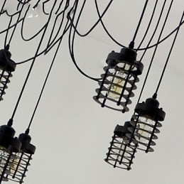 Vintage Edison Mehrere Ajustable DIY Decke Lampe Licht Anhänger Beleuchtung Kronleuchter Moderne Chic Industrielle Esszimmer