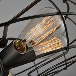 Loft Vintage Kreative Beleuchtung Lampen Amerikanischen Land Stil Minimalistischen Eisen Industrielle Fan Kronleuchter