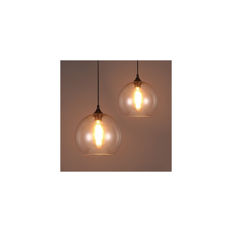 Kreative nordische vertraglich ländliche Glaskugel Single Head DropLight