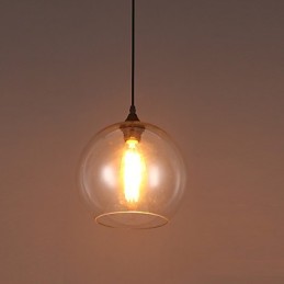 Kreative nordische vertraglich ländliche Glaskugel Single Head DropLight