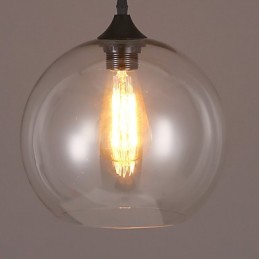 Kreative nordische vertraglich ländliche Glaskugel Single Head DropLight
