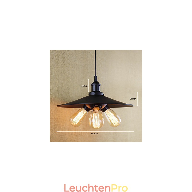 Pendelleuchten Traditionell Klassisch Vintage Retro Landhaus Garage Metall