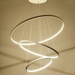 Modernes Design Pendelleuchte Drei Ringe