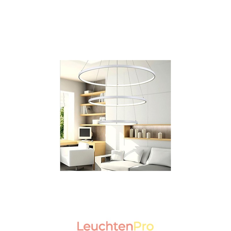 Modernes Design Pendelleuchte Drei Ringe