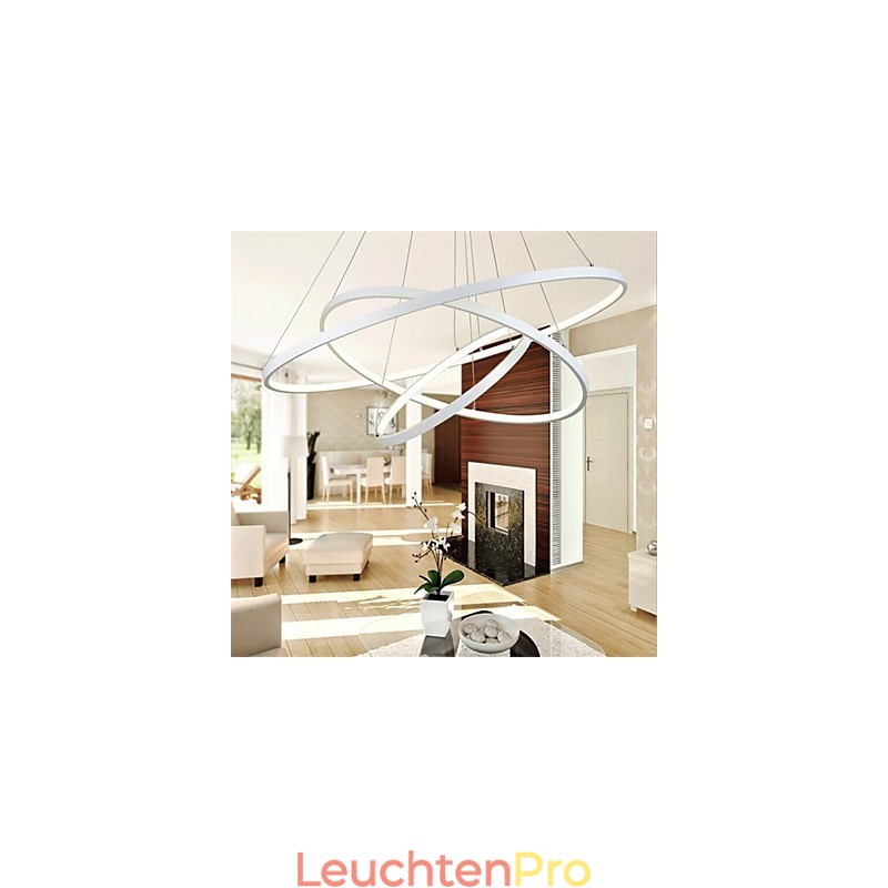 Modernes Design Pendelleuchte Drei Ringe