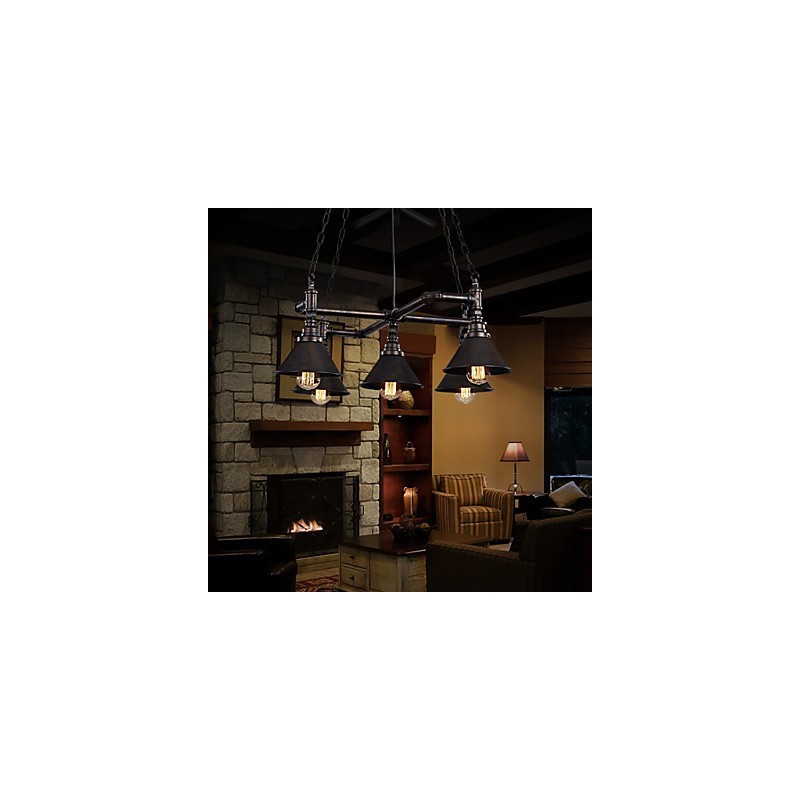 Retro Klassische Metall Decke Lichter Einfache Anhänger Lampen Cafe Anhänger Lampe