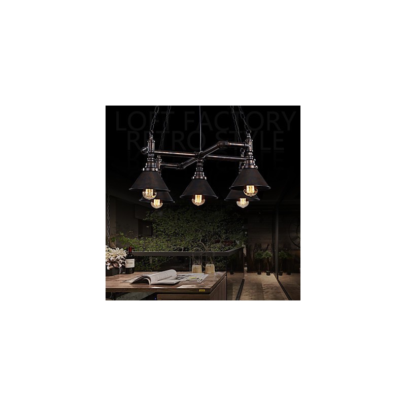 Retro Klassische Metall Decke Lichter Einfache Anhänger Lampen Cafe Anhänger Lampe