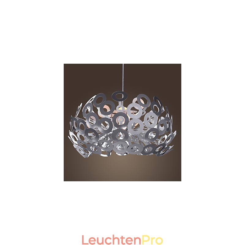Moderne Pendelleuchte mit kreisförmigem Lampenschirm