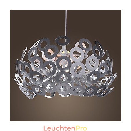 Moderne Pendelleuchte mit kreisförmigem Lampenschirm Moderne Pendelleuchte mit kreisförmigem Lampenschirm