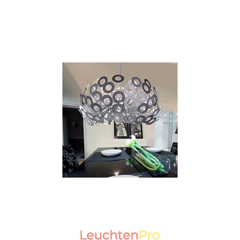 Moderne Pendelleuchte mit kreisförmigem Lampenschirm