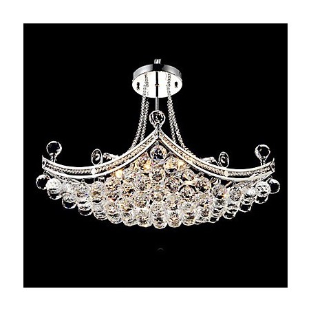 Moderne zeitgenössische Pendelleuchte aus galvanisiertem Metall mit Kristallen Moderne zeitgenössische Pendelleuchte aus galvanisiertem Metall mit Kristallen