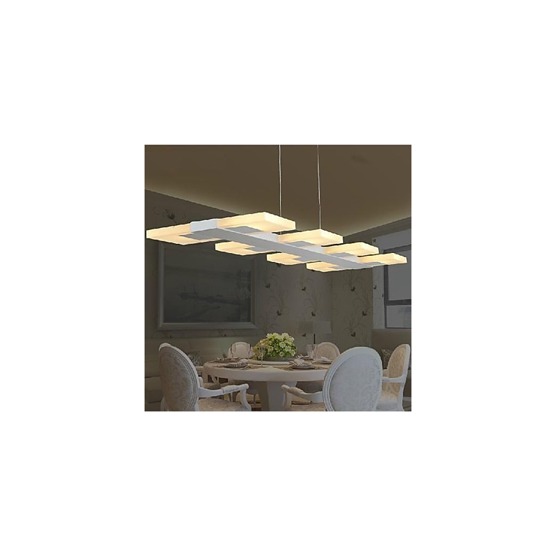 Moderne Pendelleuchte im zeitgenössischen Mini-Stil mit Gemälde