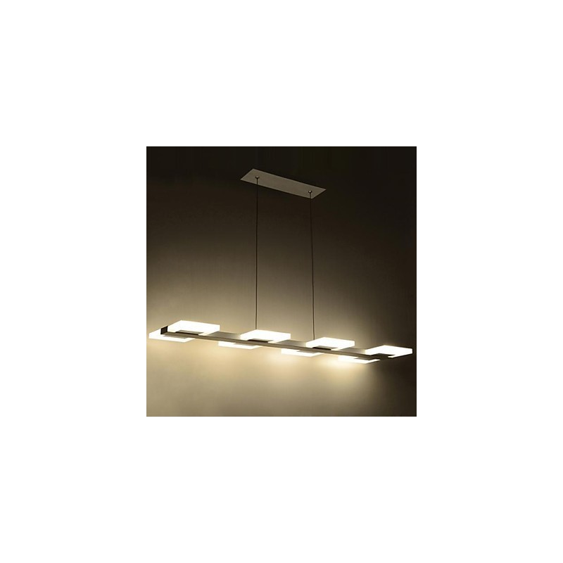 Moderne Pendelleuchte im zeitgenössischen Mini-Stil mit Gemälde