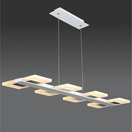 Moderne Pendelleuchte im zeitgenössischen Mini-Stil mit Gemälde