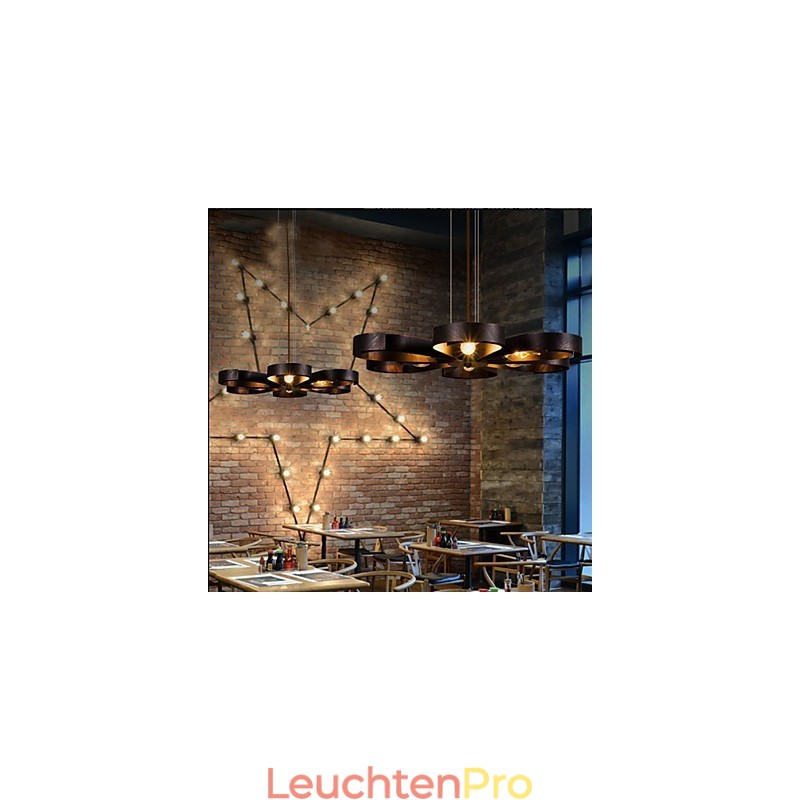 Amerikanische Country Iron Industrial Wind Flower Pendelleuchte