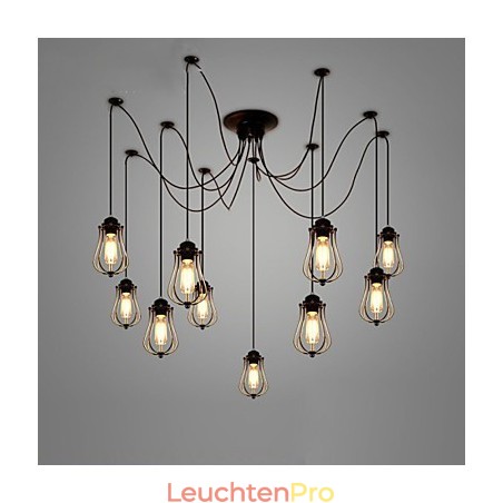 Vintage Edison Mehrere Ajustable DIY Decke Lampe Licht Anhänger Beleuchtung Kronleuchter Moderne Chic Industrielle Esszimmer Vintage Edison Mehrere Ajustable DIY Decke Lampe Licht Anhänger Beleuchtung Kronleuchter Moderne Chic Industrielle Esszimmer