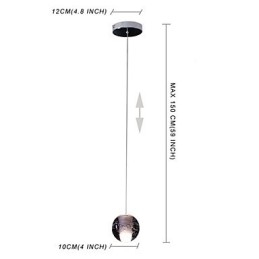 Pendelleuchte G4 Retroifit 3W Chrom Überzug Kristall Moderne Zeitgenössische Pendelleuchte
