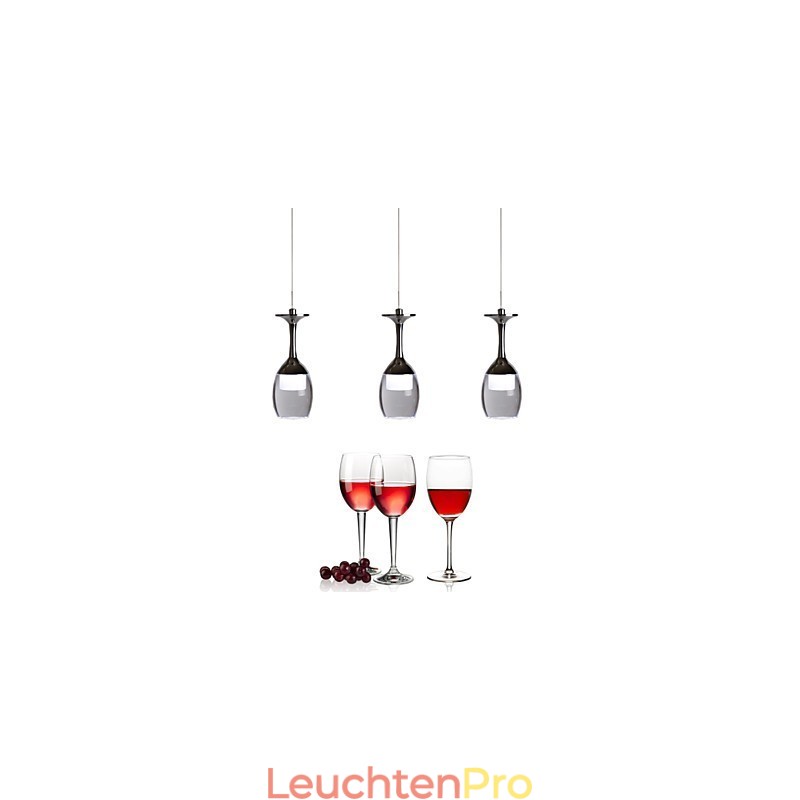 Pendelleuchten 3 Lichter Lange Rückplatte Modern Zeitgenössisch