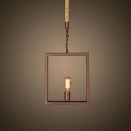 Traditionelle klassische rustikale Lodge Vintage Retro Country Metall Pendelleuchte