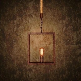Traditionelle klassische rustikale Lodge Vintage Retro Country Metall Pendelleuchte
