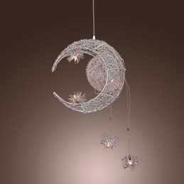Moderne Pendelleuchte im zeitgenössischen Globe-Mini-Stil aus galvanisiertem Metall