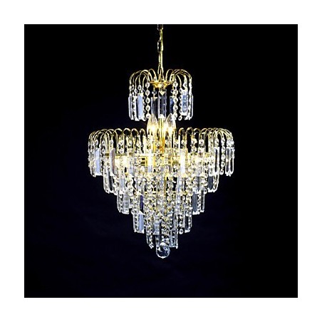 Luxus-Kronleuchter im europäischen Stil mit 6 Lichtern in Kronenform Luxus-Kronleuchter im europäischen Stil mit 6 Lichtern in Kronenform