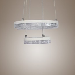 Kristall Pendelleuchte Der Buchstabe "C“ Form Moderne Lampe Zwei Ringe