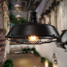 Pendelleuchten American Country Retro Schmiedeeisen Zeitgenössische und vertraglich Lager Droplight