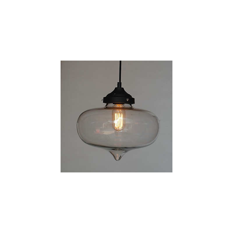 Bubble Design Pendelleuchte 1 Licht mit transparentem Schirm