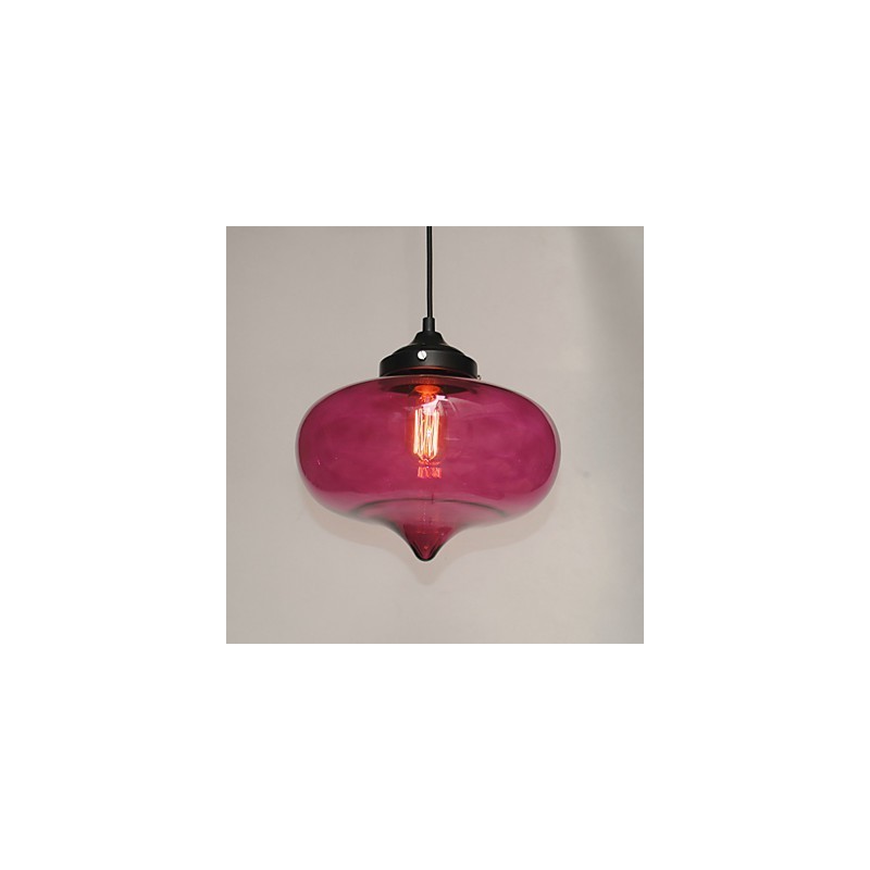 Bubble Design Pendelleuchte 1 Licht mit transparentem Schirm