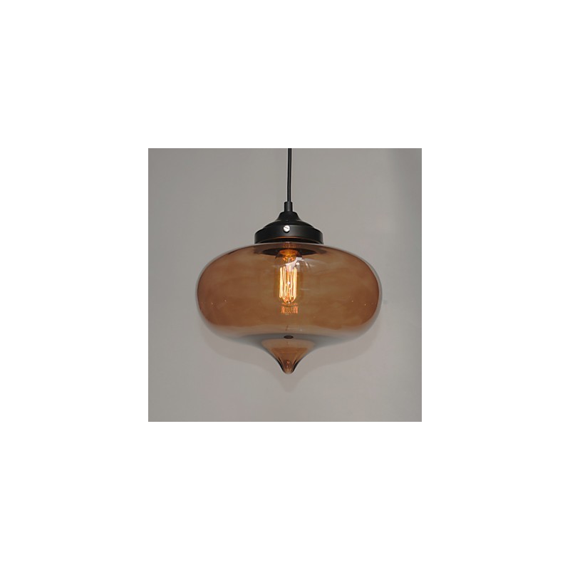 Bubble Design Pendelleuchte 1 Licht mit transparentem Schirm
