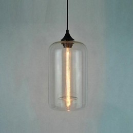 Flaschendesign Pendelleuchte 1 Licht Minimalistische Eisenmalerei