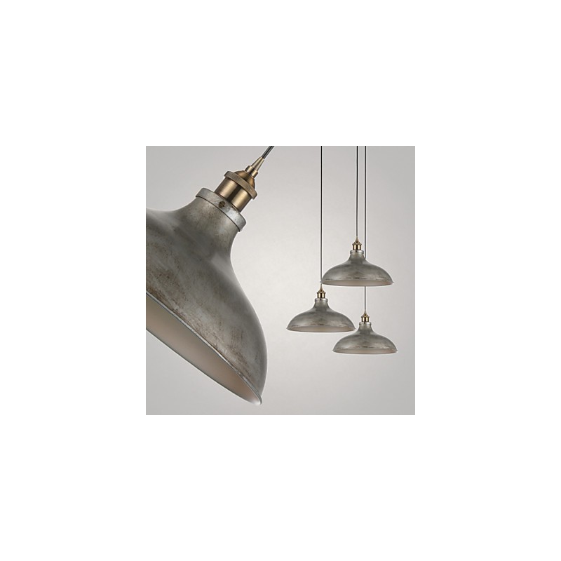 1 Lichter Pendelleuchten Antik Vintage Stil Industrie Stil Eisen Metalle Drop Light