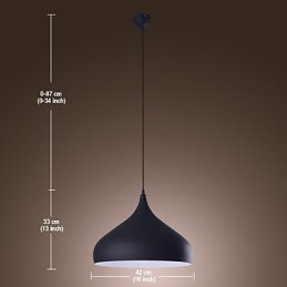 Moderne zeitgenössische Retro-Schüssel Mini-Stil Malerei Pendelleuchte