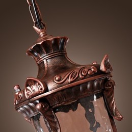 Antik inspirierte Pendelleuchte mit 1 Licht