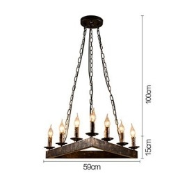 Retro Klassische Metall Decke Lichter Einfache Anhänger Lampen Cafe Anhänger Lampe