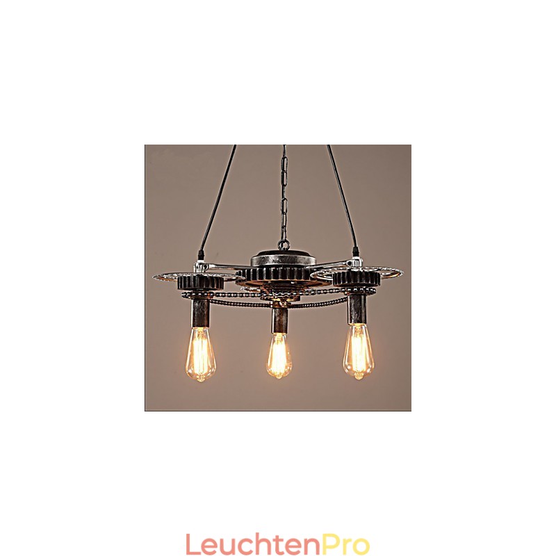 VintageLron Kronleuchter Industrieller Kronleuchter mit Windrad